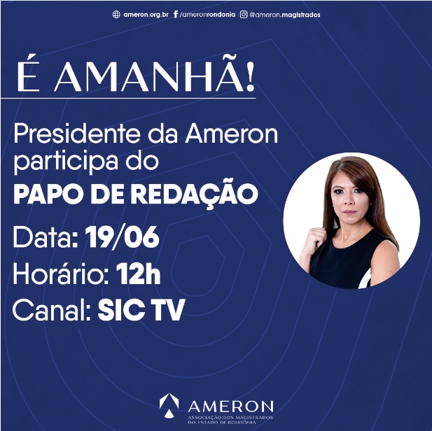 Leia mais sobre o artigo Presidente da Ameron é a convidada do programa Papo de Redação