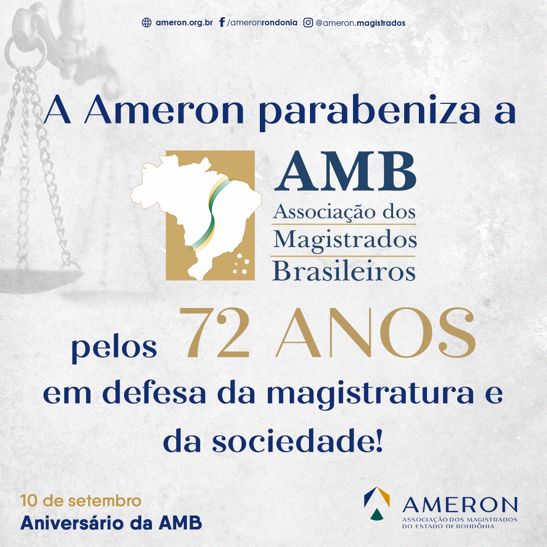 Leia mais sobre o artigo Ameron parabeniza AMB pelos 72 anos de história